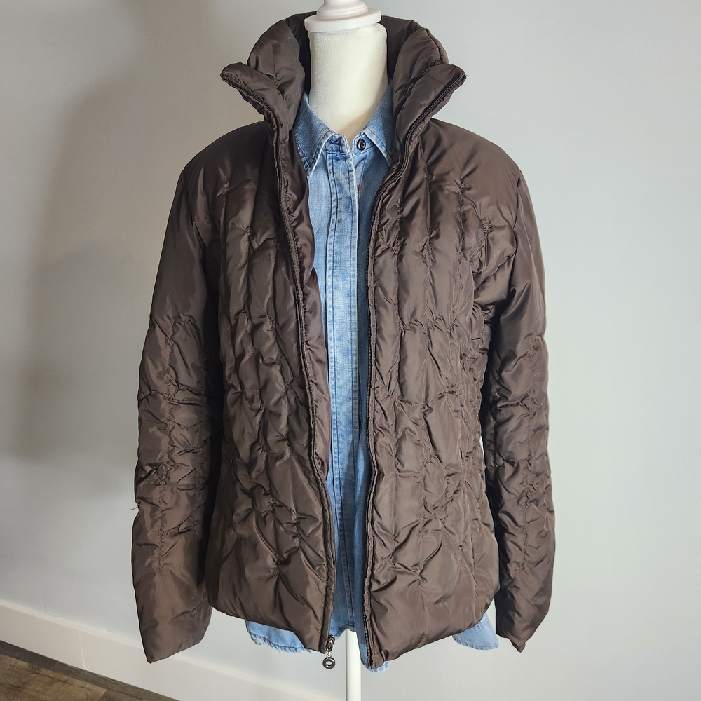 Nine‎ West Women's Brown Down Puffer Jacket Size:M
